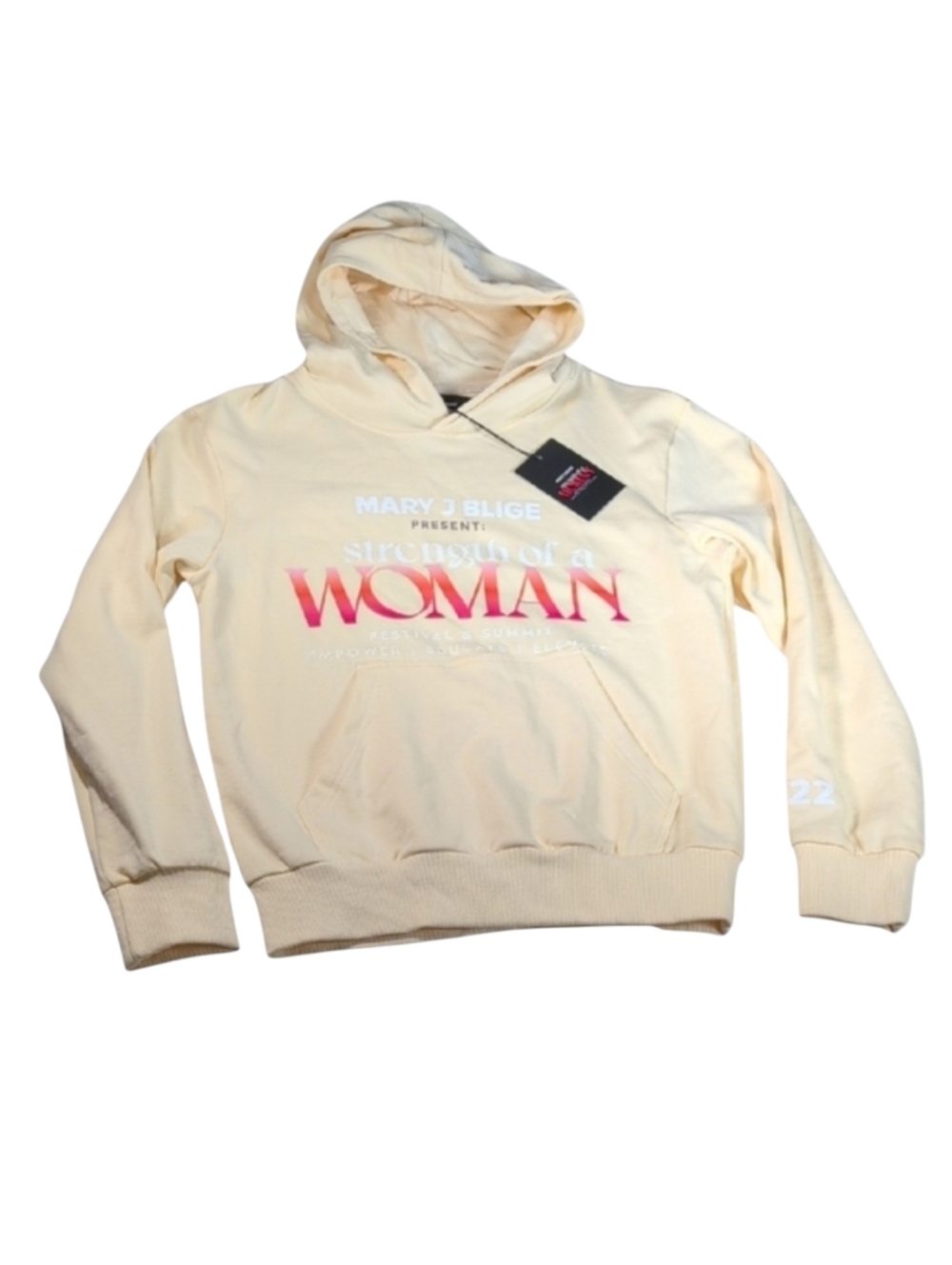 Mary J Blige Strength of a Woman Festival Hoodie 2022 NWT Size Small